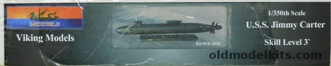 Viking Models 1/350 USS Jimmy Carter SSN-23 Seawolf Class Submarine With ASDS, VK1024 plastic model kit